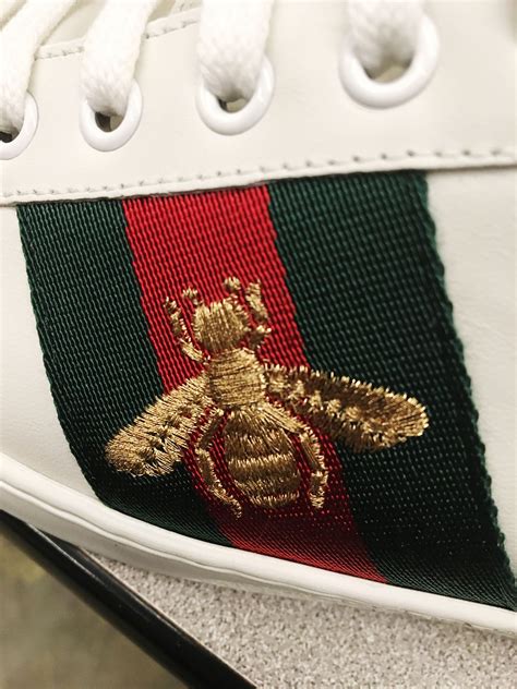 gucci ace bee sneaker review|gucci ace leather sneakers review.